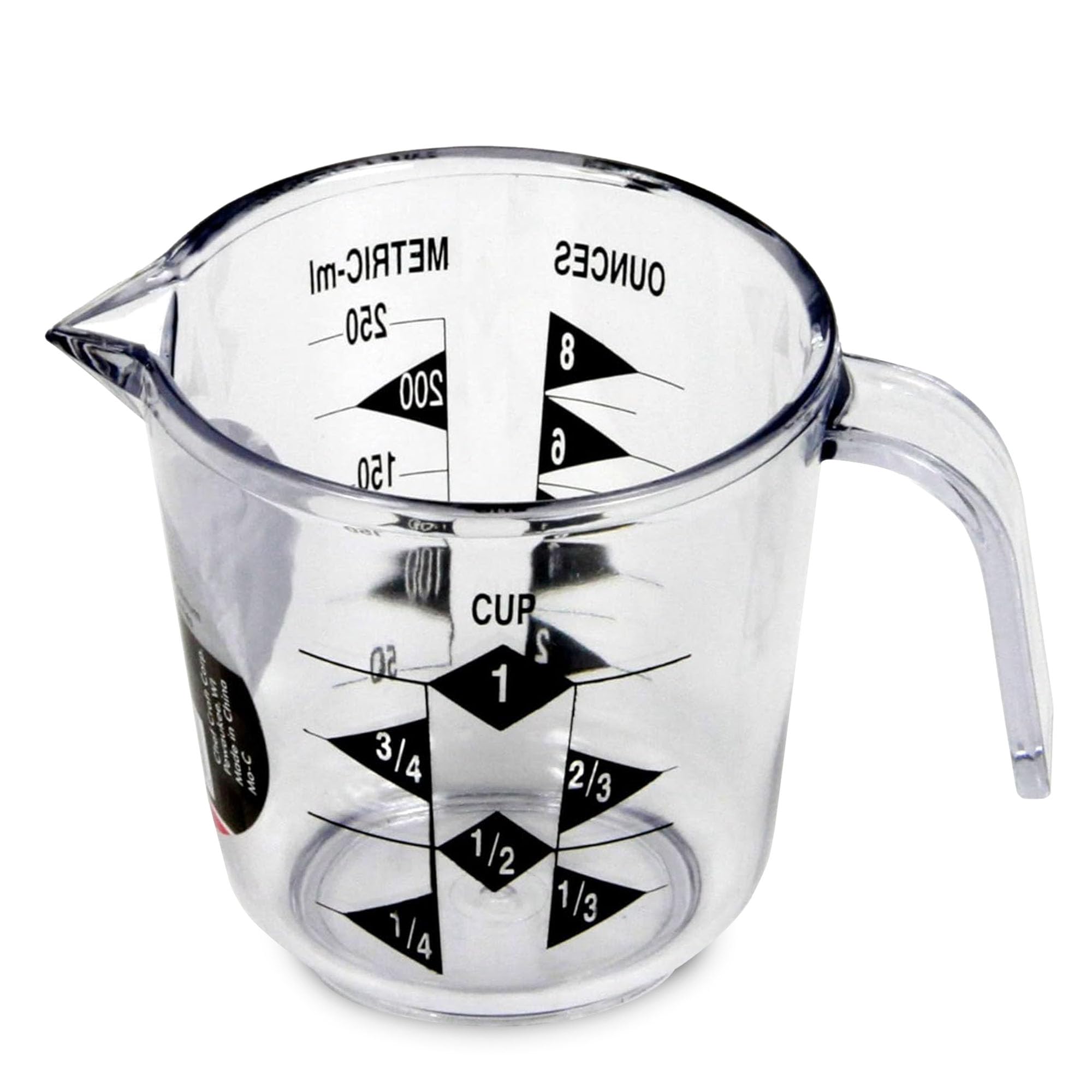 2 Cup Clear Plastic Measuring Cup – Kitchen Measurement Cup
