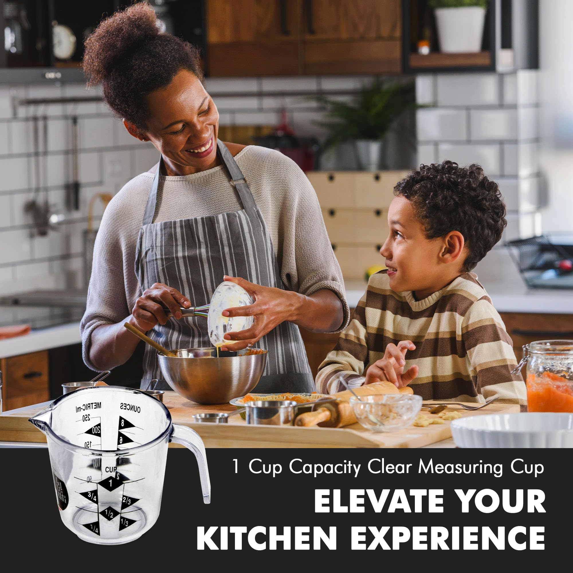 2 Cup Clear Plastic Measuring Cup – Kitchen Measurement Cup