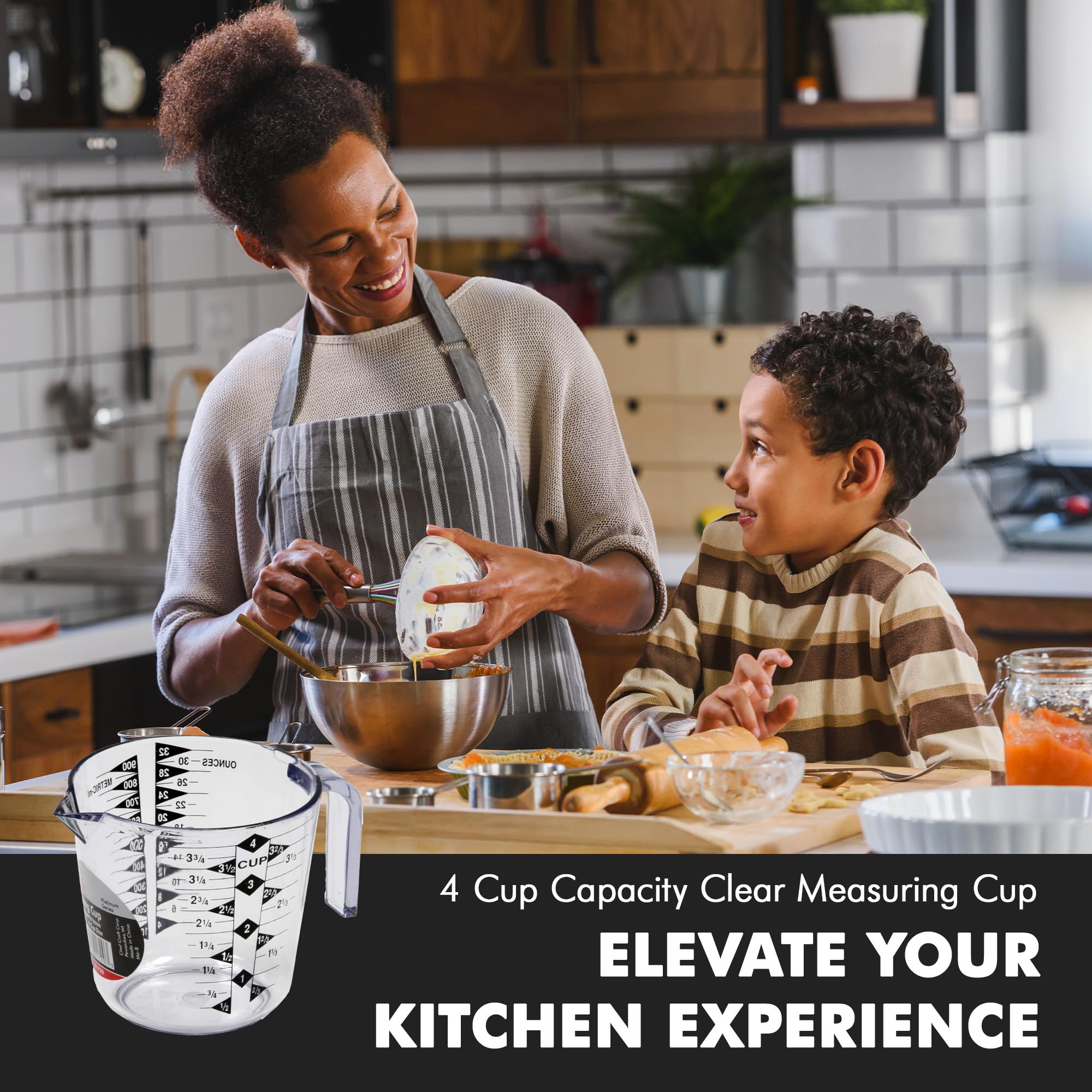 2 Cup Clear Plastic Measuring Cup – Kitchen Measurement Cup