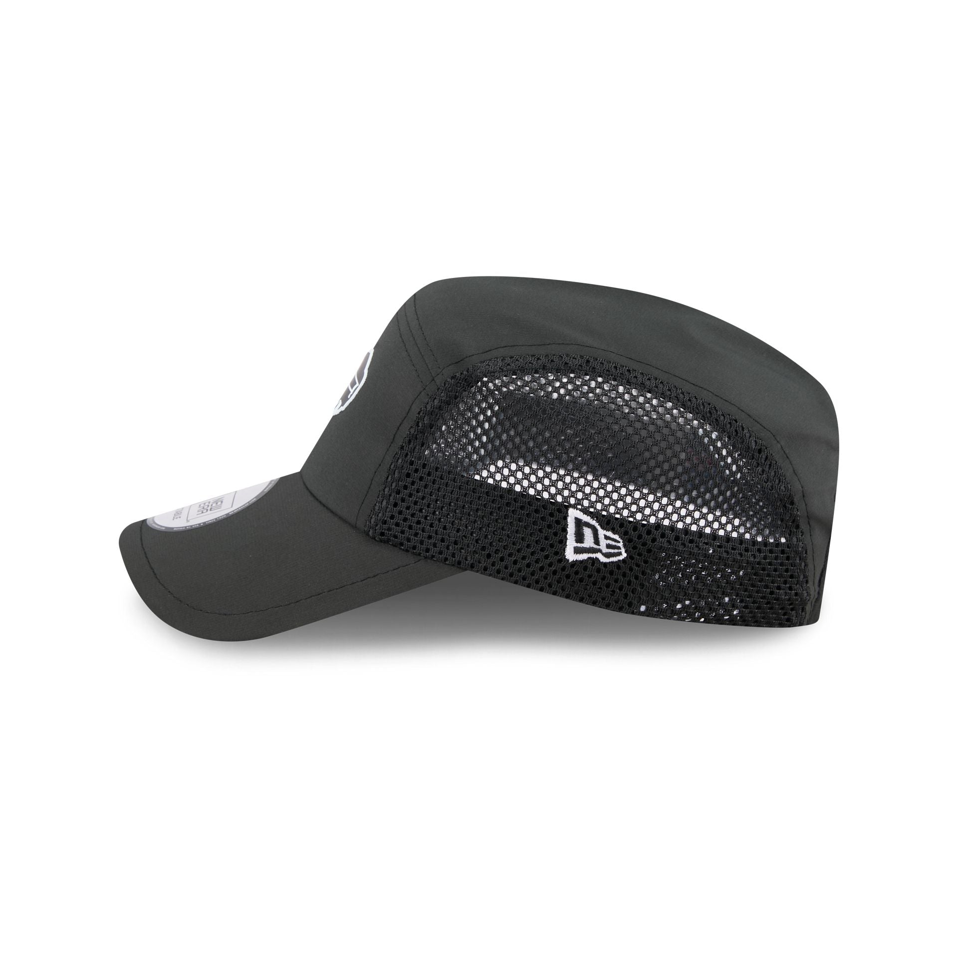 Buffalo Bills Black Poly Runner Adjustable Hat