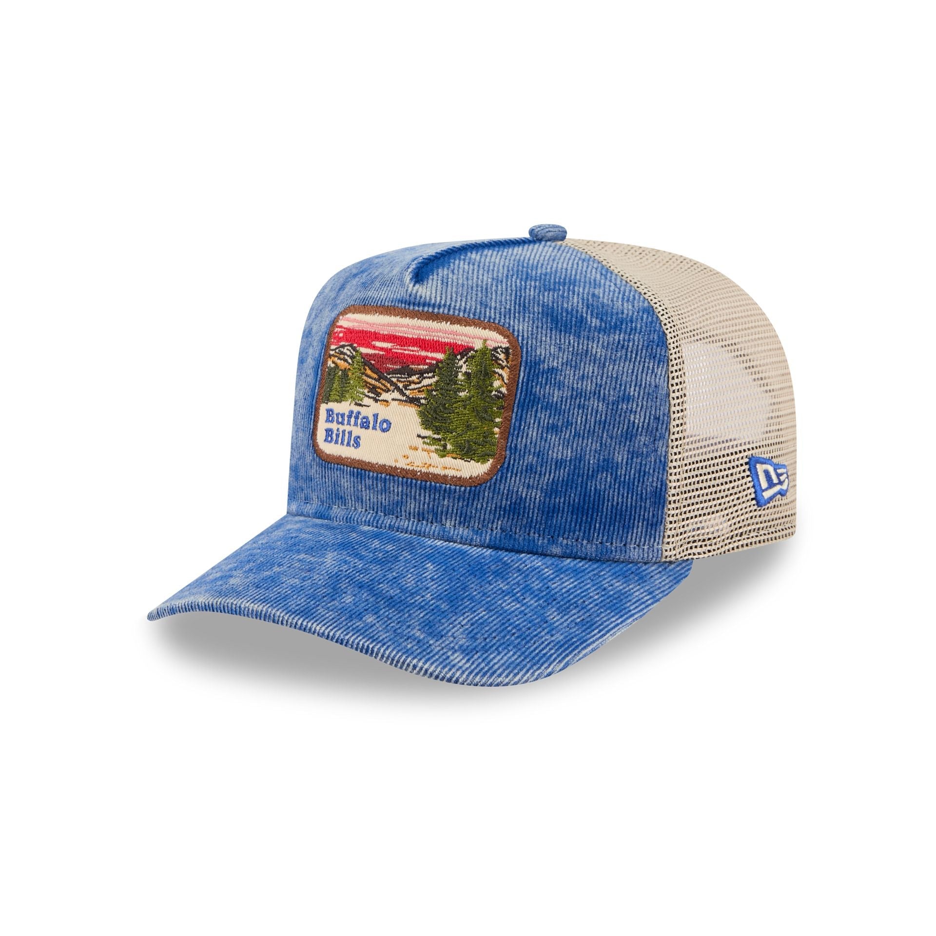 Buffalo Bills Vintage Landscape Historic 9FIFTY A-Frame Trucker Hat