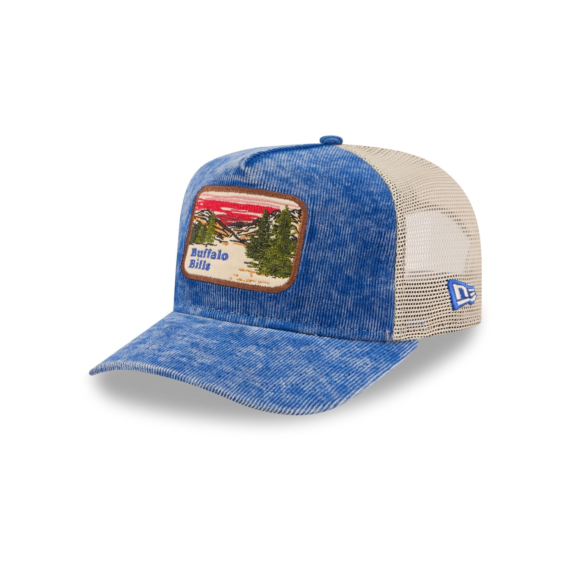 Buffalo Bills Vintage Landscape 9FIFTY A-Frame Trucker Hat