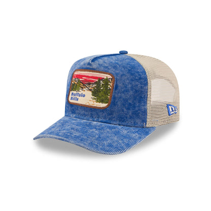 Buffalo Bills Vintage Landscape 9FIFTY A-Frame Trucker Hat