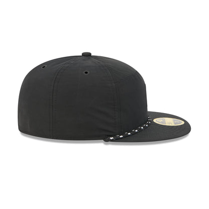 Buffalo Bills Black Poly Rope Split Panel 59FIFTY Fitted Hat