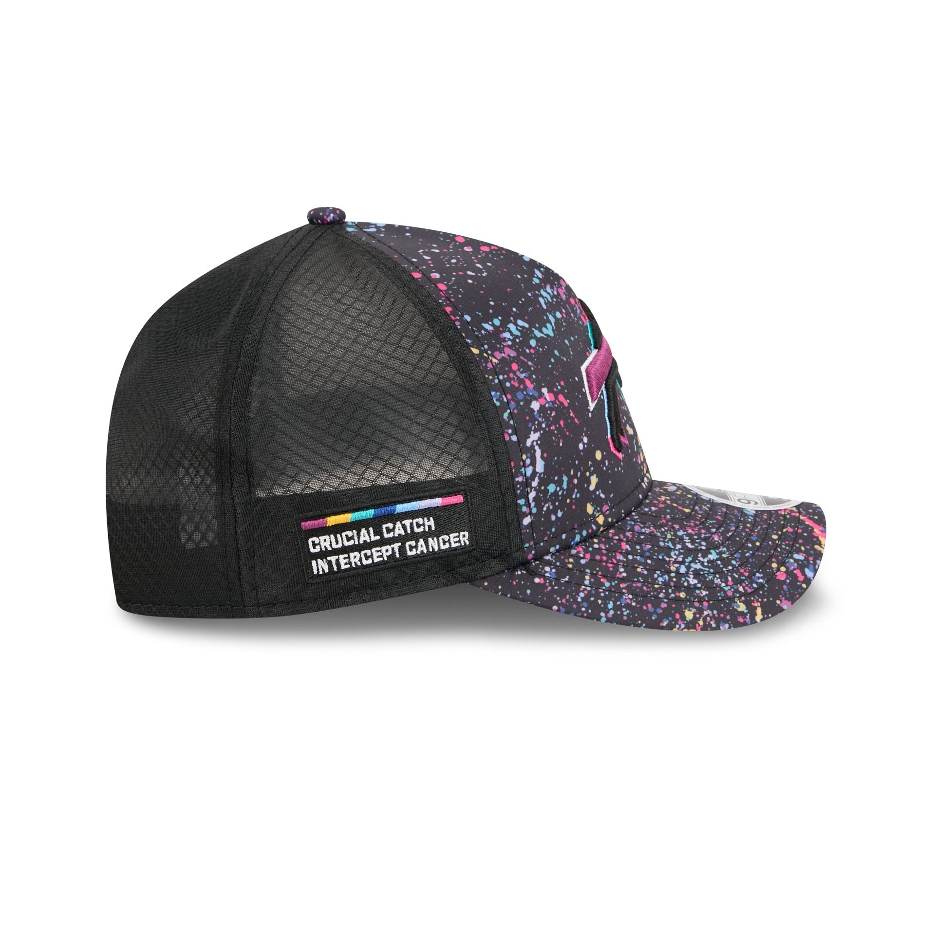 Buffalo Bills 2025 Crucial Catch 9FORTY M-Crown A-Frame Trucker Hat